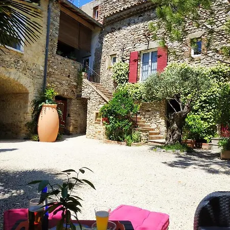 فندق مبيت وإفطار On Dirait Le Sud Chambres D'hotes Dans Village Proche Ales En Cevennes